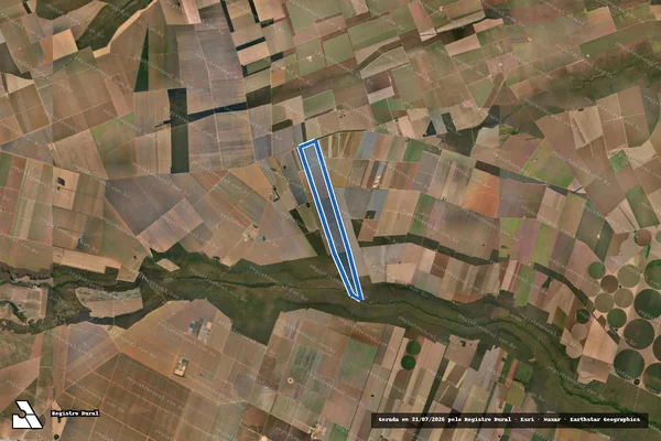 Imagem de satélite de Fazenda Três S / Gleba 02 - FAZENDA TRES  S-GLEBA 02- II em Riachão das Neves - BA