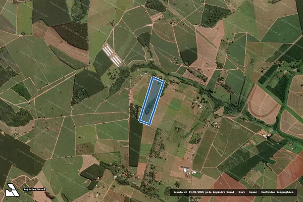 Imagem de satélite de SÍTIO ÁGUAS CLARAS - Parte 2 em Cedral - SP