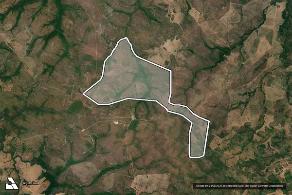Imagem de satélite de FAZENDA ZALAGOAS_LOTE 12 DO LOTEAMENTO PONTE ALTA, GLEBA 5, 4ª ETAPA - 001 em Ponte Alta do Tocantins - TO
