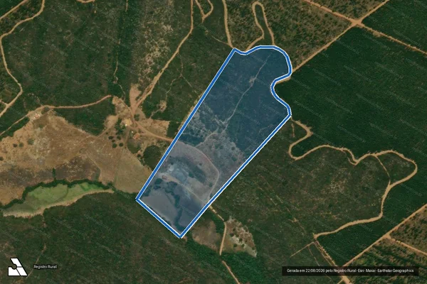 Imagem de satélite de FAZENDA SÃO CAMILO - Parte 1 em Rio Pardo de Minas - MG