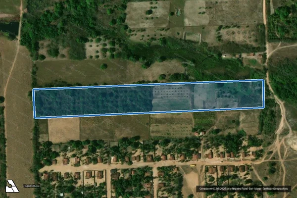 Imagem de satélite de PROJETO DE ASSENTAMENTO SÃO JOSÉ DO PEDREGULHO - LOTE 25 - Parte 1 em Ceará-Mirim - RN