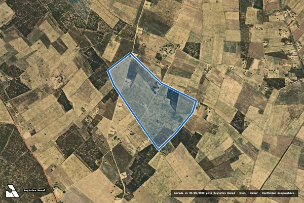 Imagem de satélite de FAZENDA SERRA DA GITIRANA - FRANCISCO DE ASSIS FILHO em Caldeirão Grande do Piauí - PI
