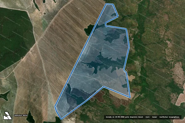 Imagem de satélite de FAZENDA REGALO / GLEBA A, B e C - GLEBA B em Afonso Cunha - MA