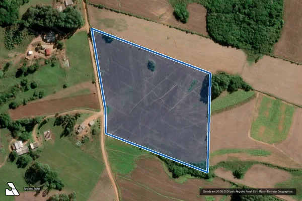 Imagem de satélite de Imóvel Fazenda das Tunas - Parte 1 em São Lourenço do Sul - RS