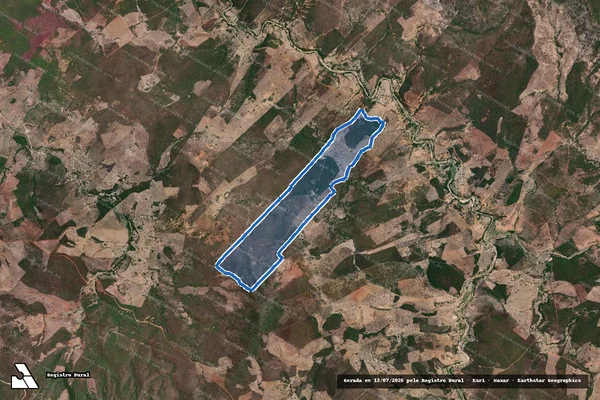 Imagem de satélite de Fazenda Piauí ? Gleba 02 - Gleba 02A em Araçuaí - MG