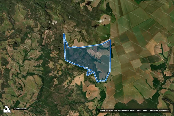 Imagem de satélite de FAZENDA TABOCA - Parte 2 em Rio Negro - MS