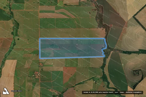 Imagem de satélite de Fazenda Maria Cristina / Matricula 5740 em Colorado - PR