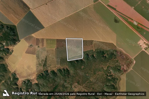 Imagem de satélite de P.A. PARANÁ ? LOTE 19 - Parte 1 em Mambaí - GO