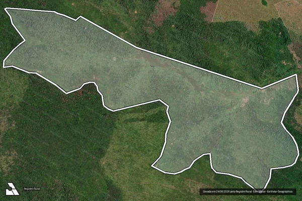 Imagem de satélite de FAZENDA DE PAULA II - PARTE 01 em Paulo Ramos - MA