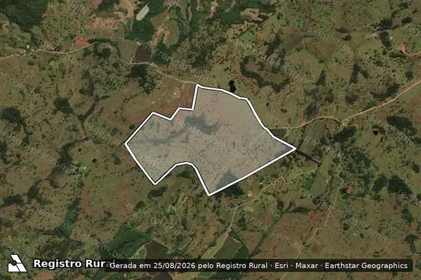 Imagem de satélite de Fazenda Monte Alegre - Parcela 2 em São Joaquim - SC