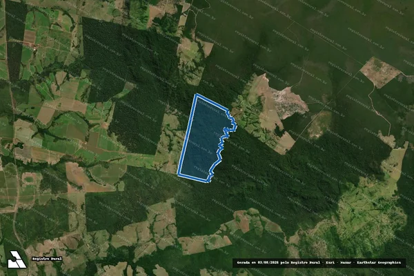 Imagem de satélite de Fazenda Bom Jesus em Pontes e Lacerda - MT