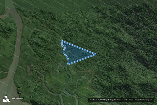 Imagem de satélite de Fazenda Quatinga Parte 2 - 10 em Antonina - PR