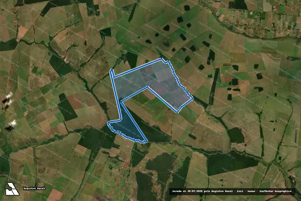 Imagem de satélite de FAZENDA FENIX II - Parte 1 em Iguatemi - MS