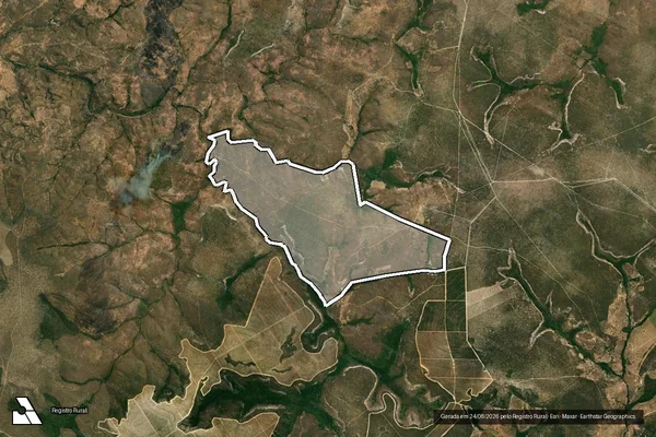 Imagem de satélite de FAZENDA PIRATINGA LUGAR DENOMINADO LAGES - 001 em Formoso - MG