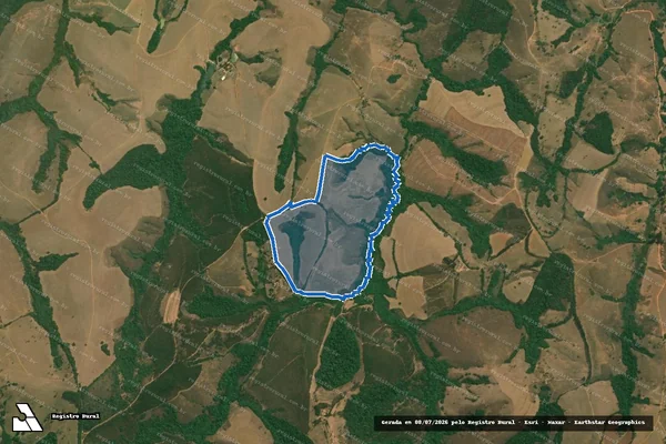 Imagem de satélite de Fazenda Conquista - Parte 7 em Aiuruoca - MG
