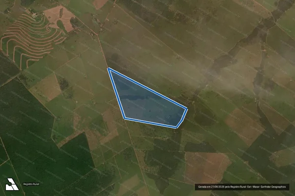 Imagem de satélite de P.A. TIBAGI - LOTE 538 / 001