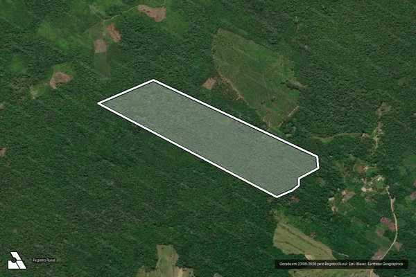 Imagem de satélite de SÍTIO SÃO BRAZ - Parte 1 em Acará - PA