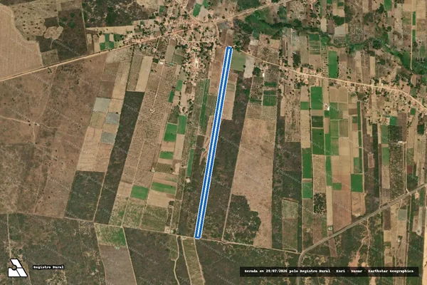 Imagem de satélite de SITIO JUREMA NORTE  - LOTE 00340 - Parte 1 em Ibiapina - CE