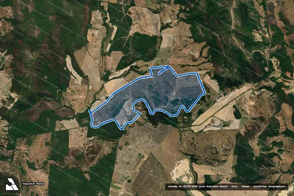 Imagem de satélite de FAZENDA COQUEIROS - Parte 1 em Inhaúma - MG