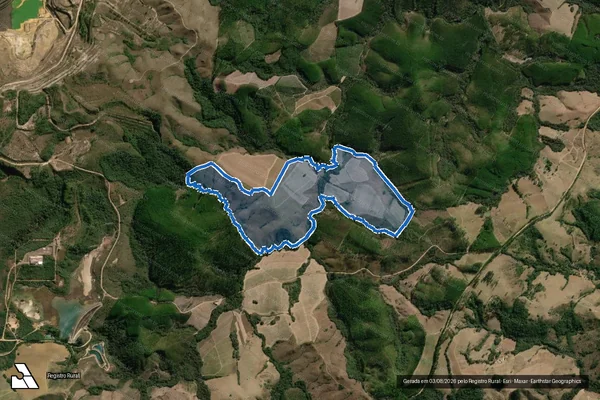 Imagem de satélite de Fazenda Campo Taquary - Gleba A em Caldas - MG