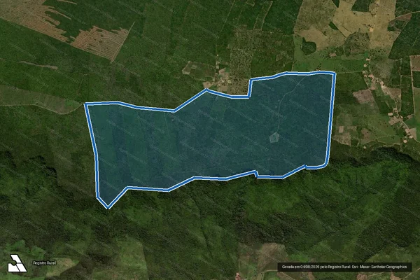 Imagem de satélite de FAZENDA SERRA DAS ABELHAS - Parte 1 em Exu - PE
