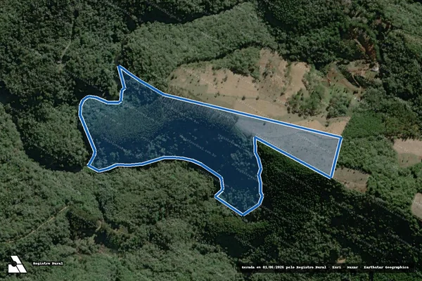 Imagem de satélite de SITIO ASSUNGUI - em Campo Largo - PR