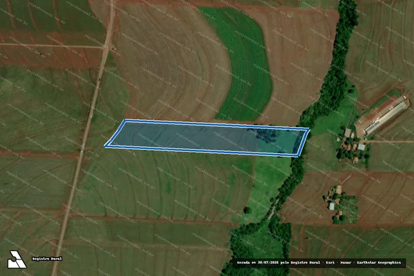 Imagem de satélite de Lote 391-A, Bairro Progresso, 1ª Parte., Gl. Rio Verde 2 - Lote 391-A, Bairro Progresso, 1ª Parte., Gl. Rio Verde 2 em Iracema do Oeste - PR
