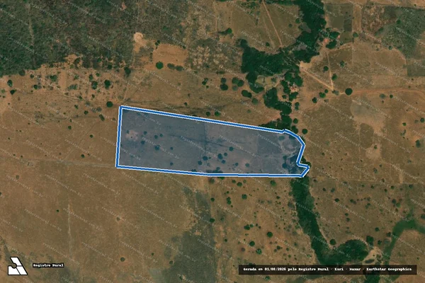 Imagem de satélite de FAZENDA SÃO JOÃO - PARTE 1, LOTEAMENTO nº 6 ALEINHA, GLEBA 03 - PARTE 1 em Miracema do Tocantins - TO