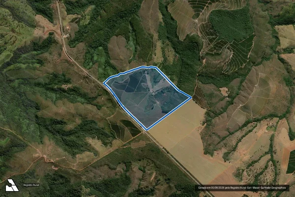Imagem de satélite de Fazenda Santa Luzia I - Parte 1 em Campos Altos - MG