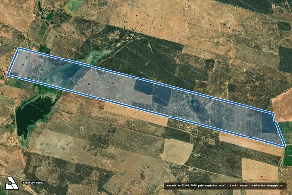 Imagem de satélite de FAZENDA CAMARINHA - Parte 2 em Salgueiro - PE