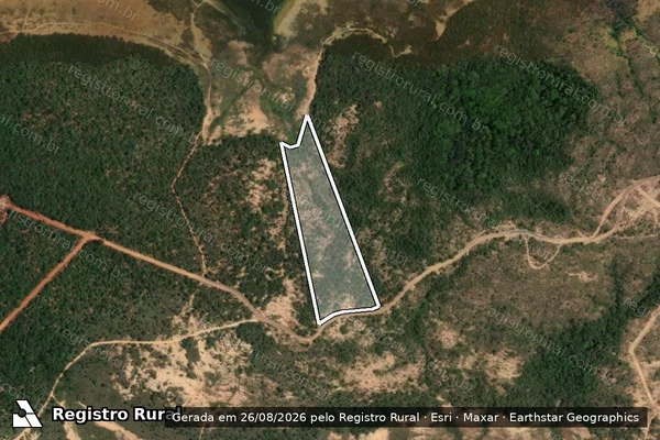 Imagem de satélite de Fazenda Buenos Aires - Gleba 156 em Três Marias - MG