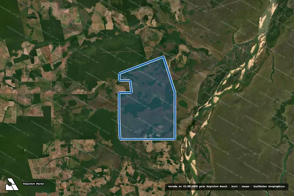 Imagem de satélite de Fazenda Araguaia – VII em Barra do Garças - MT