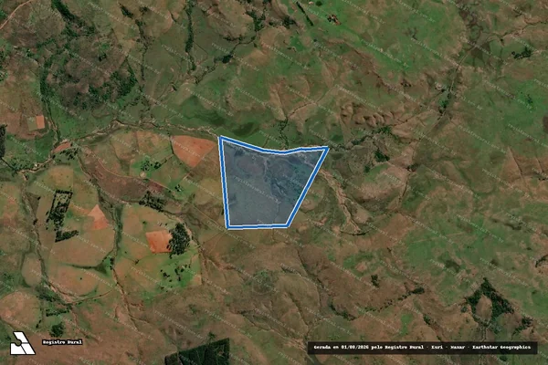 Imagem de satélite de SOBRADINHO em Quaraí - RS