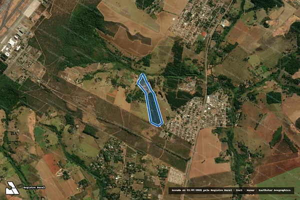 Imagem de satélite de ESTANCIA MENDES - Parcela 1 em Anápolis - GO