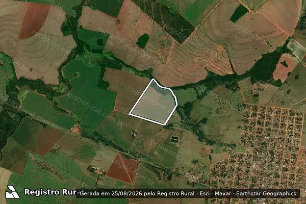 Imagem de satélite de Estancia Morredor - Parte 2 em Juti - MS