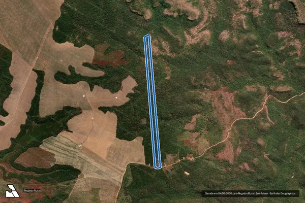 Imagem de satélite de GLEBA ESTRELA - LOTE 03 em São Francisco do Maranhão - MA