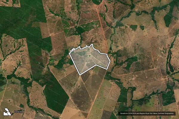 Imagem de satélite de FAZENDA MARINGÁ - FAZENDA MARINGÁ em São Miguel do Araguaia - GO