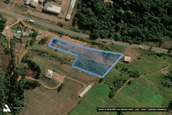Imagem de satélite de SÍTIO PISTA DE CORRIDA - SÍTIO PISTA DE CORRIDA em Ponte Serrada - SC