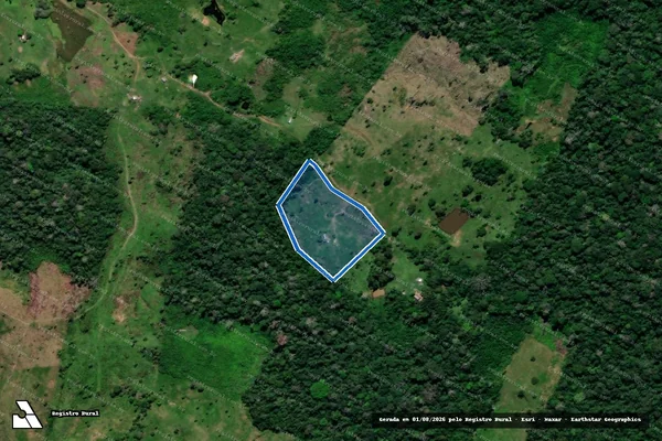 Imagem de satélite de COLÔNIA FLORESTA- LOTE 125 - Parte B em Tarauacá - AC
