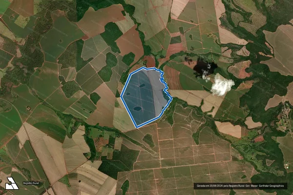 Imagem de satélite de Fazenda Agropecuária Triunfo em Costa Rica - MS