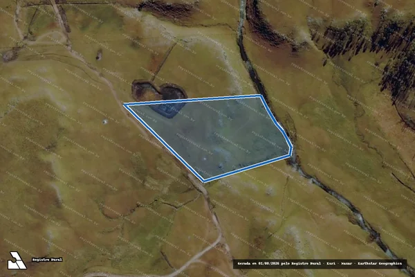 Imagem de satélite de FAZENDA CURRAL FALSO - ÁREA 2 em Bom Jardim da Serra - SC
