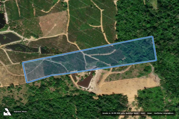 Imagem de satélite de Sítio Juliana - Parte 3 em São Gabriel da Palha - ES