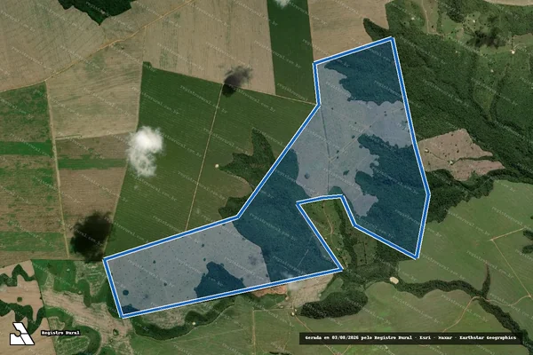 Imagem de satélite de Fazenda Nossa Senhora Aparecida I - Gleba A em Dom Eliseu - PA