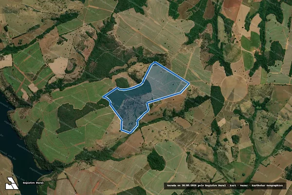 Imagem de satélite de Fazenda Veados, lugar Engenho - PARTE 1 em Santa Juliana - MG