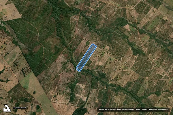 Imagem de satélite de Lote : 072 - PA Santa Filomena - 072 em Poconé - MT