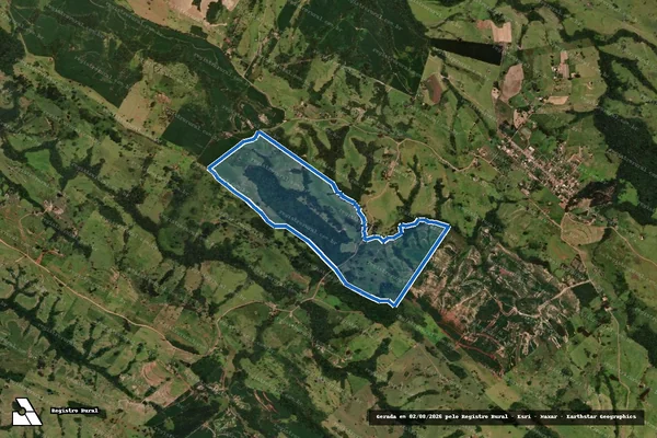 Imagem de satélite de SÍTIO SANTA JOANA I - SÍTIO SANTA JOANA I ? GLEBA 03 em Ortigueira - PR