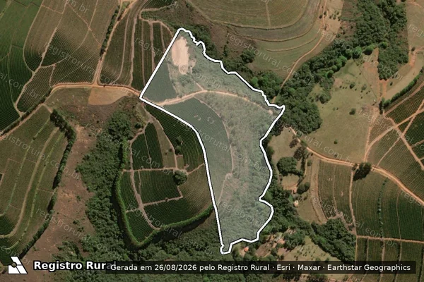 Imagem de satélite de Fazenda Mutuca - Gleba 01 em Campos Altos - MG