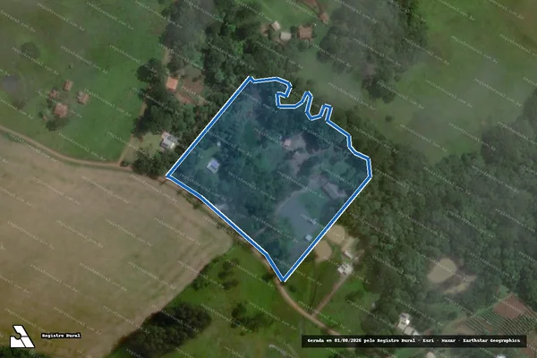 Imagem de satélite de Fazenda Almeida - Parte 3 em Capinzal - SC