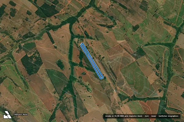 Imagem de satélite de SITIO SÃO CRISTOVAO - GLEBA B em Cosmorama - SP