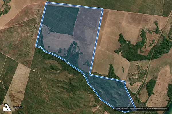 Imagem de satélite de LOTE 50 (PARTE) E LOTES 16,15,17 ? LOTº RIBEIRÃO DOS BOIS ? SUBDIVISÃO FAZ. CHAPARRAL - Parte 1 em Rio dos Bois - TO